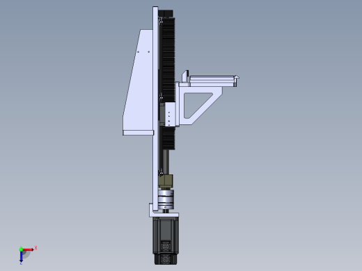 提升搬运模组机构sw19可编辑俯视缩略图