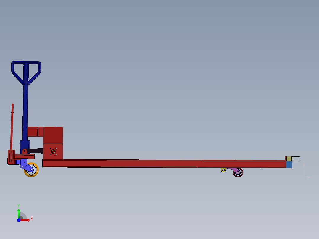 手动重载叉车（SW2016前视图