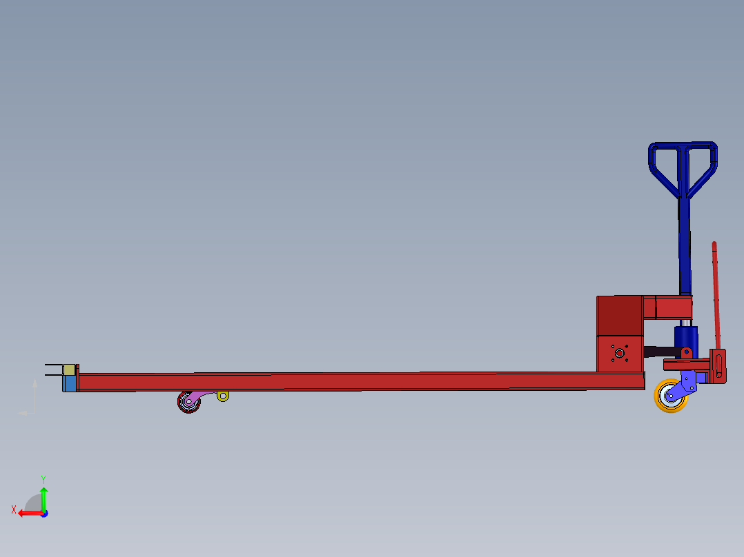 手动重载叉车（SW2016后视图