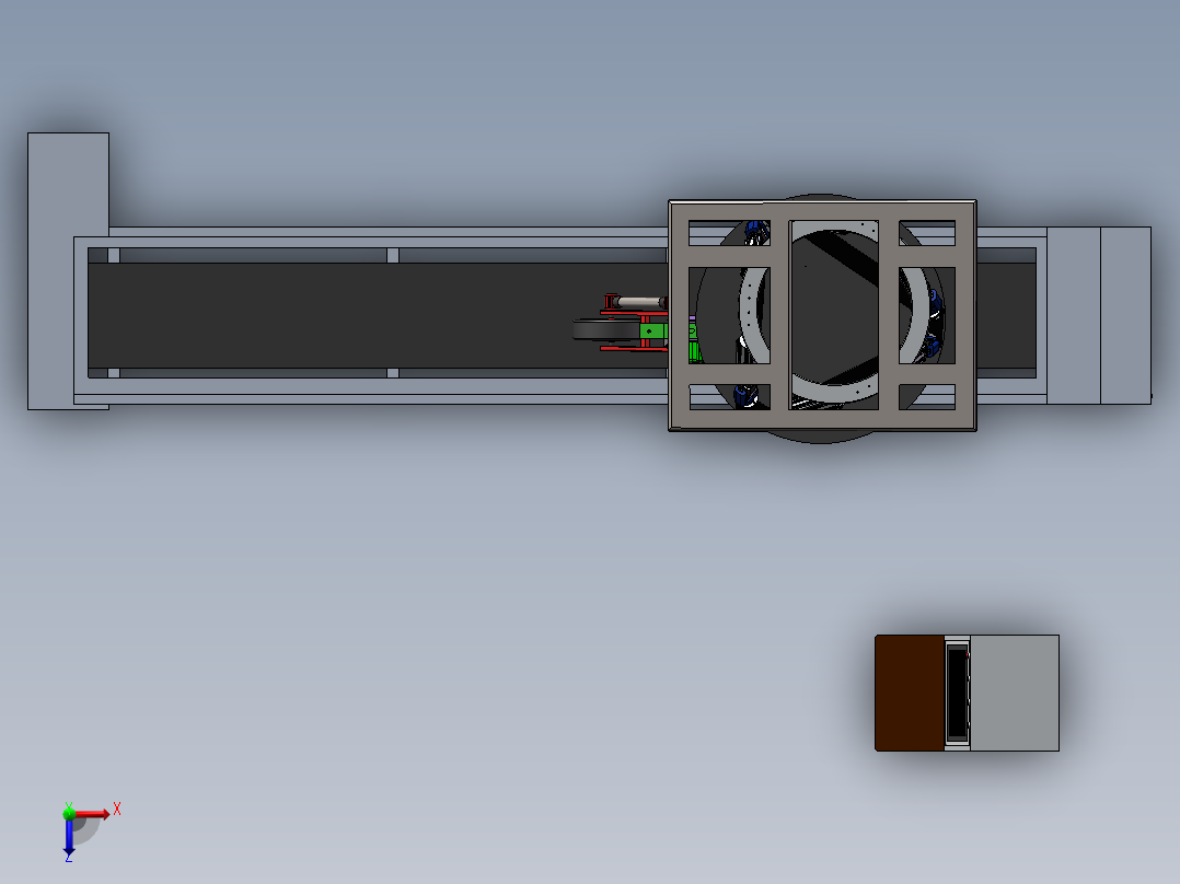 精准变量播种机 玉米免耕施肥播种机 含工程图sw17可编辑俯视图