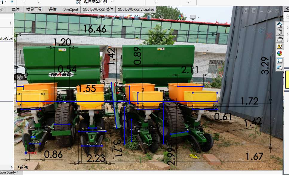 精准变量播种机 玉米免耕施肥播种机 含工程图sw17可编辑