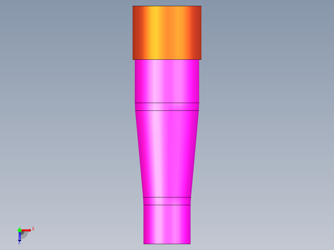 电子笔模型俯视图