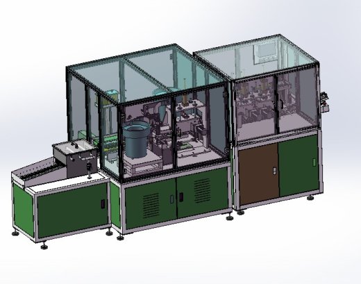 中山美的马达转子线（带工程图）G81 非标自动化设备3D图纸3D模型缩略图