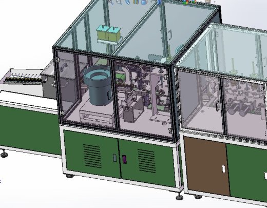 中山美的马达转子线（带工程图）G81 非标自动化设备3D图纸3D模型缩略图