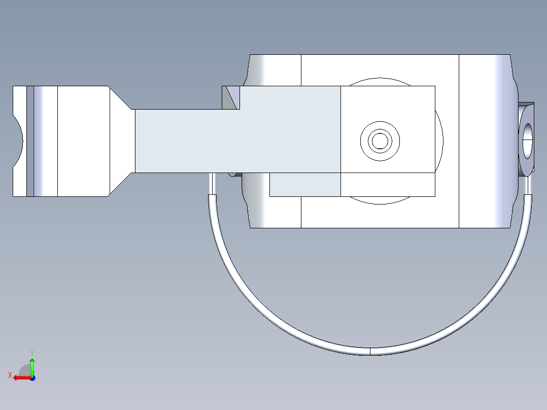 Masina块化3D模型后视图