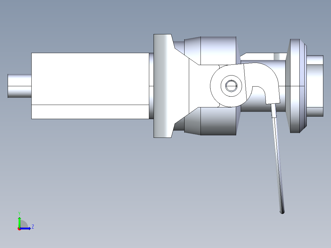 Masina块化3D模型左视图