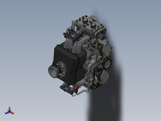 Solidworks2012画的S发动机正等轴测缩略图