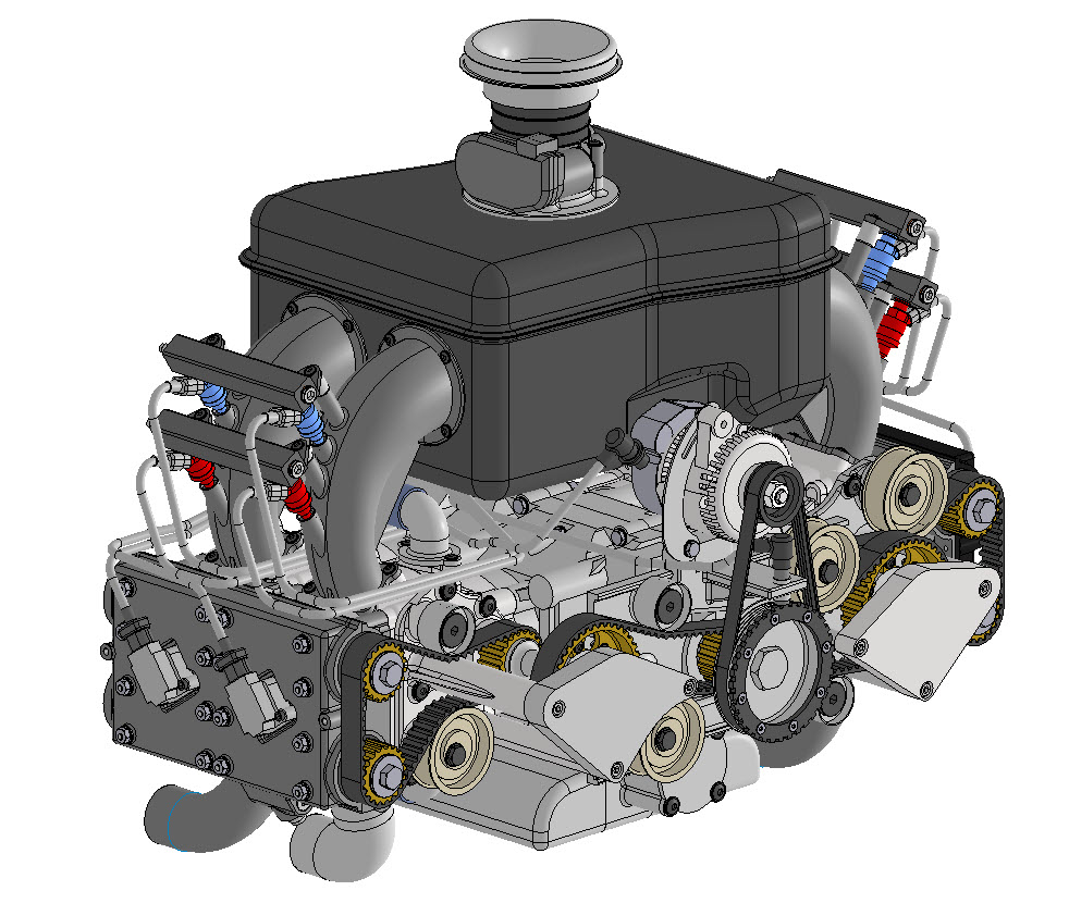 Solidworks2012画的S发动机