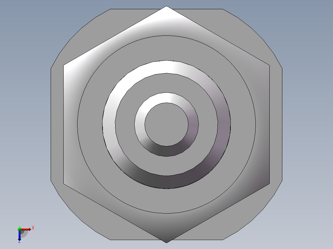 气缸-CJ2B6俯视图