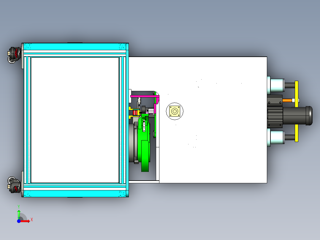 C1_微型马达换向器抛光设备前视图