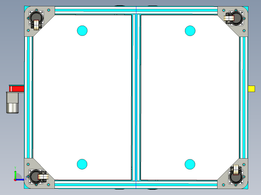 C1_微型马达换向器抛光设备左视图