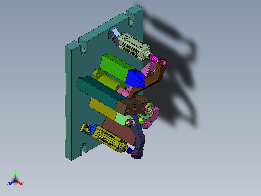 变速器拨叉夹紧工装