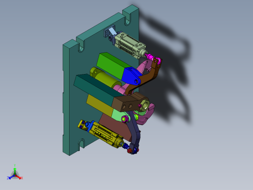 变速器拨叉夹紧工装