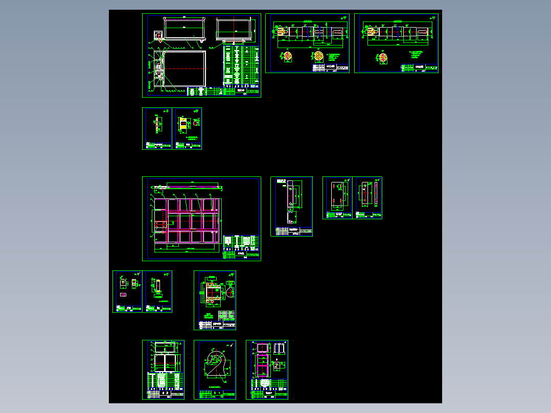一种渣箱小车的CAD图纸