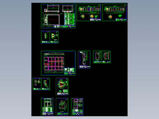 一种渣箱小车的CAD图纸