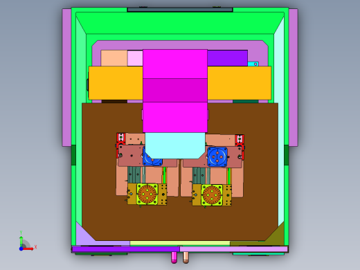 塑胶外壳打孔高光精加工精雕机前视缩略图