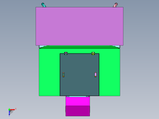 塑胶外壳打孔高光精加工精雕机俯视缩略图