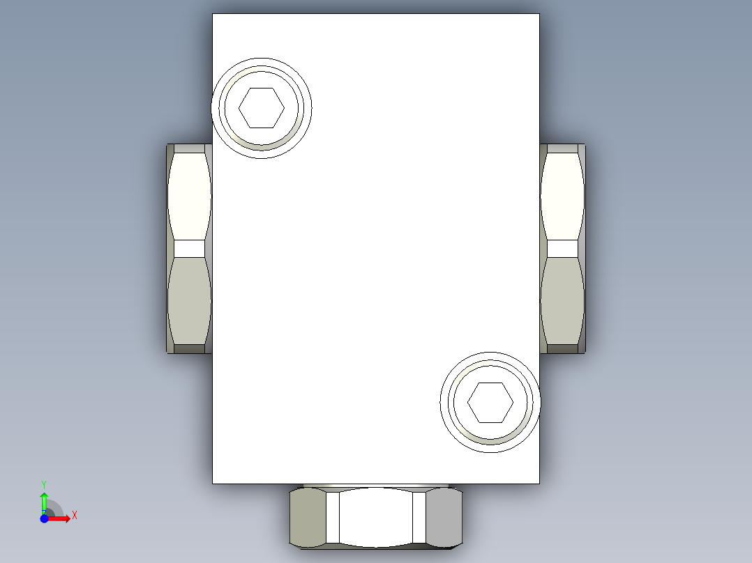 KOSMEKBEP2x0-0多系列多零件图纸模型多系列多零件图纸模型前视图
