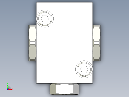 KOSMEKBEP2x0-0多系列多零件图纸模型多系列多零件图纸模型前视缩略图