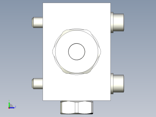 KOSMEKBEP2x0-0多系列多零件图纸模型多系列多零件图纸模型左视缩略图
