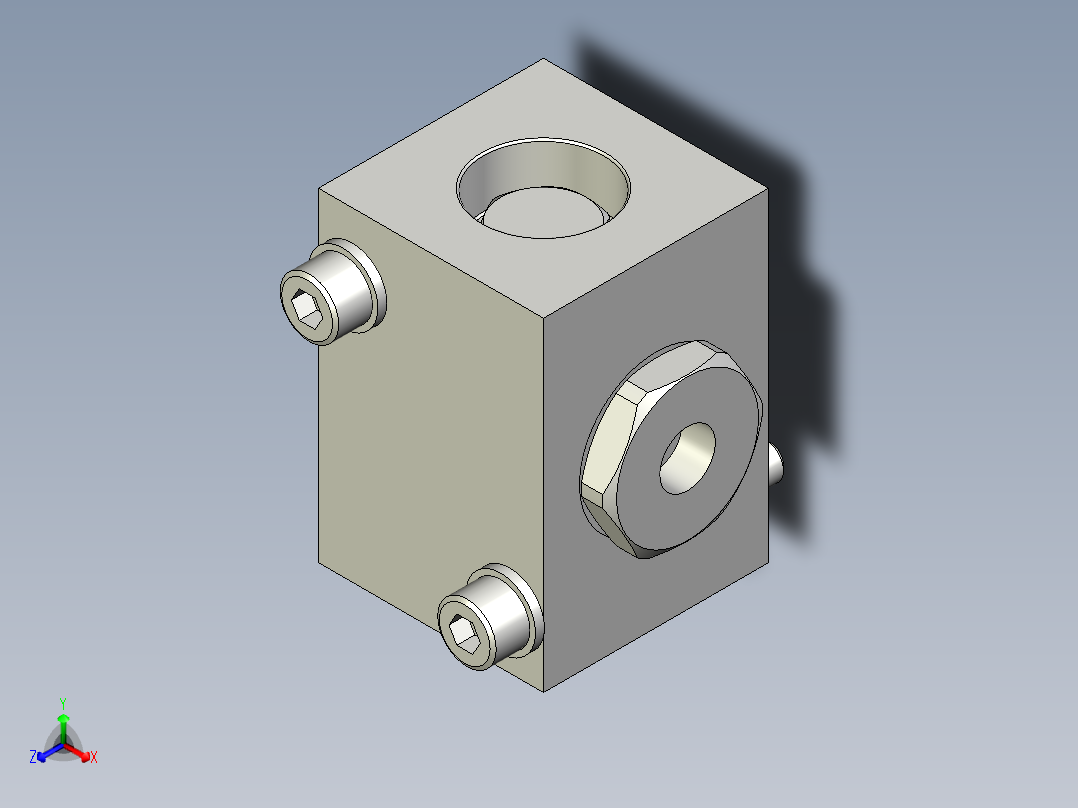 KOSMEKBEP2x0-0多系列多零件图纸模型多系列多零件图纸模型正等轴测图