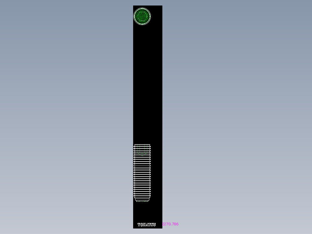 半圓定位珠螺絲(迴轉防止B)2270-2D多系列多零件图纸模型
