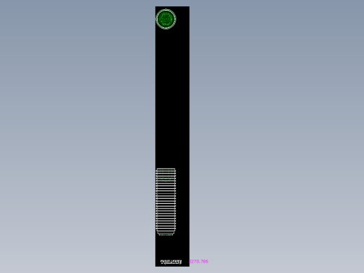 半圓定位珠螺絲(迴轉防止B)2270-2D多系列多零件图纸模型