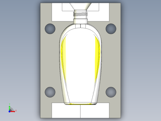 吹塑瓶250ml前视缩略图