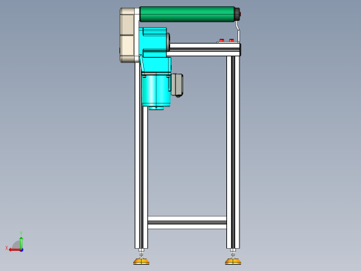 LE-XC4040-右边驱动轻载皮带线-负载40kg后视缩略图
