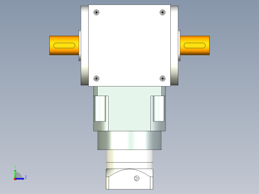 换向器PW210双轴 PLX180-L3 22-110-145-M8.stp左视缩略图
