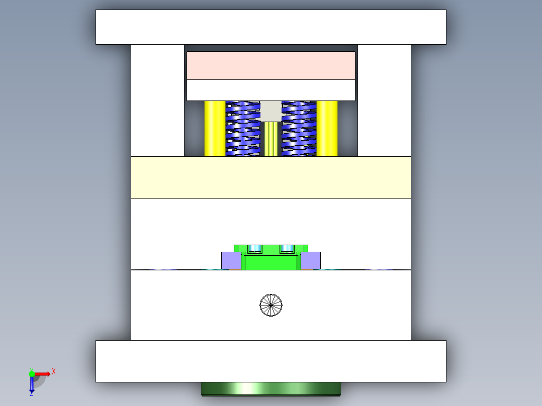 耳机整套外壳模具设计UG三维=844275=100俯视图