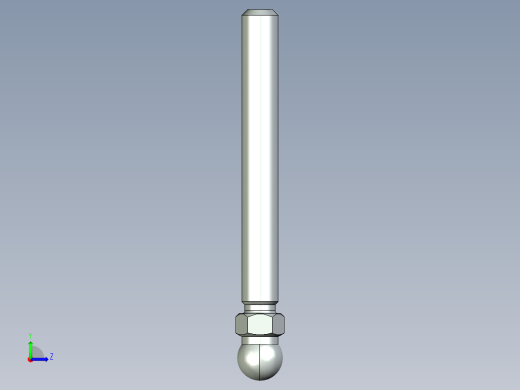 型材-KJN M12X100 THREADED ROD 098DM12100M左视缩略图