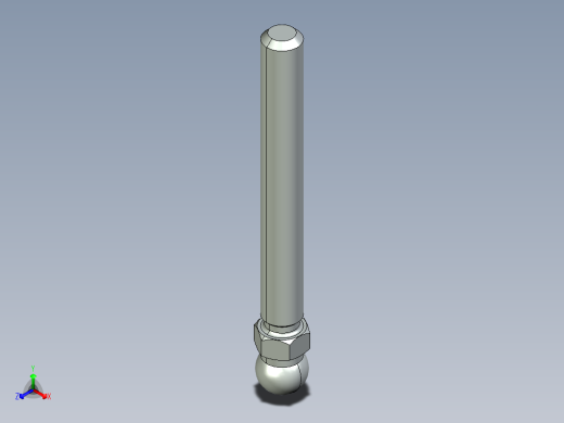 型材-KJN M12X100 THREADED ROD 098DM12100M正等轴测缩略图