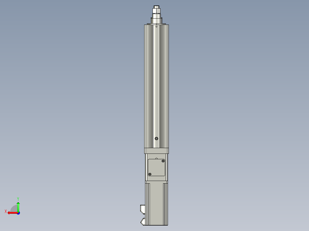 12VZ电动缸-VZ6-S200-BC后视图
