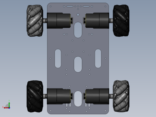 麦克纳姆轮小车后视缩略图