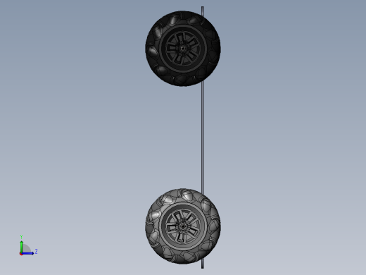 麦克纳姆轮小车左视缩略图