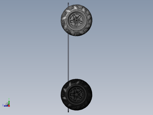 麦克纳姆轮小车右视缩略图