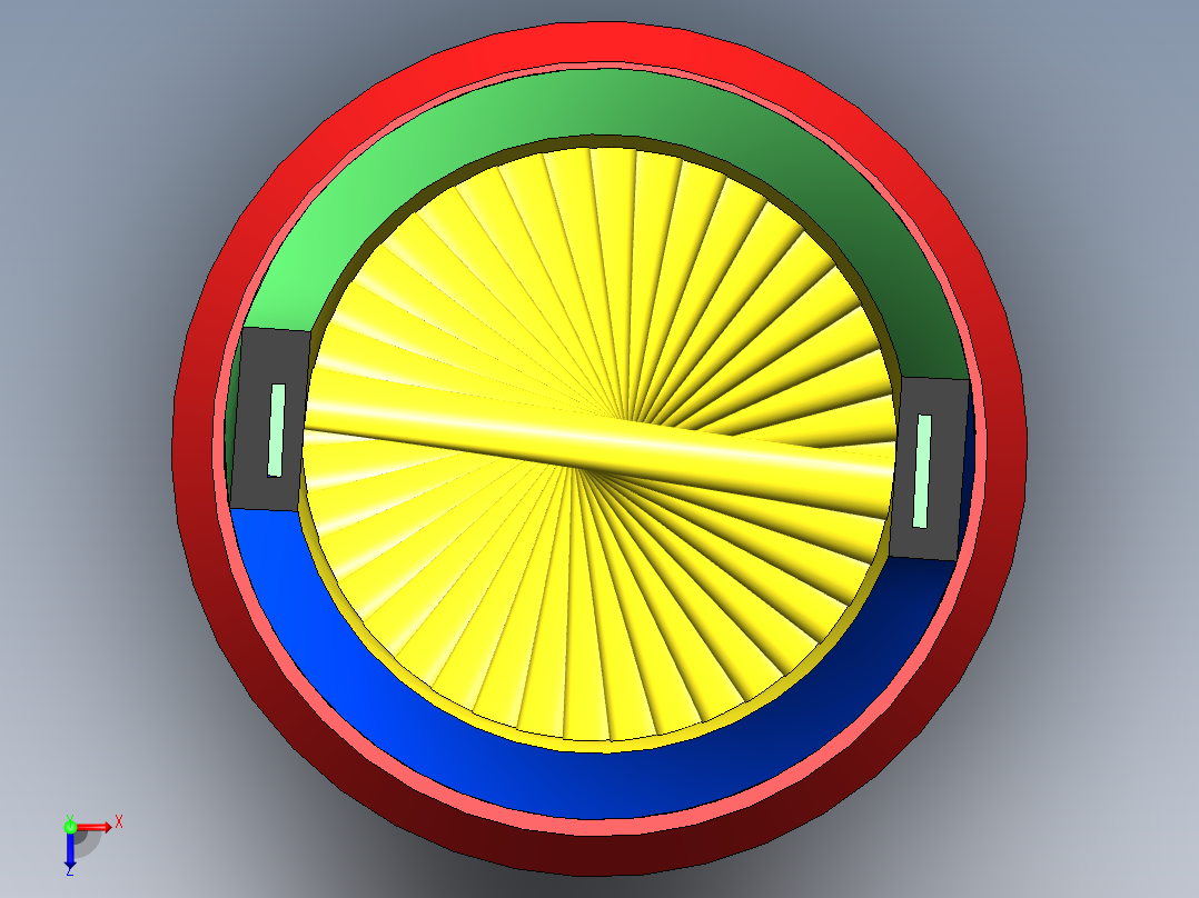 DNA基因染色体15俯视图