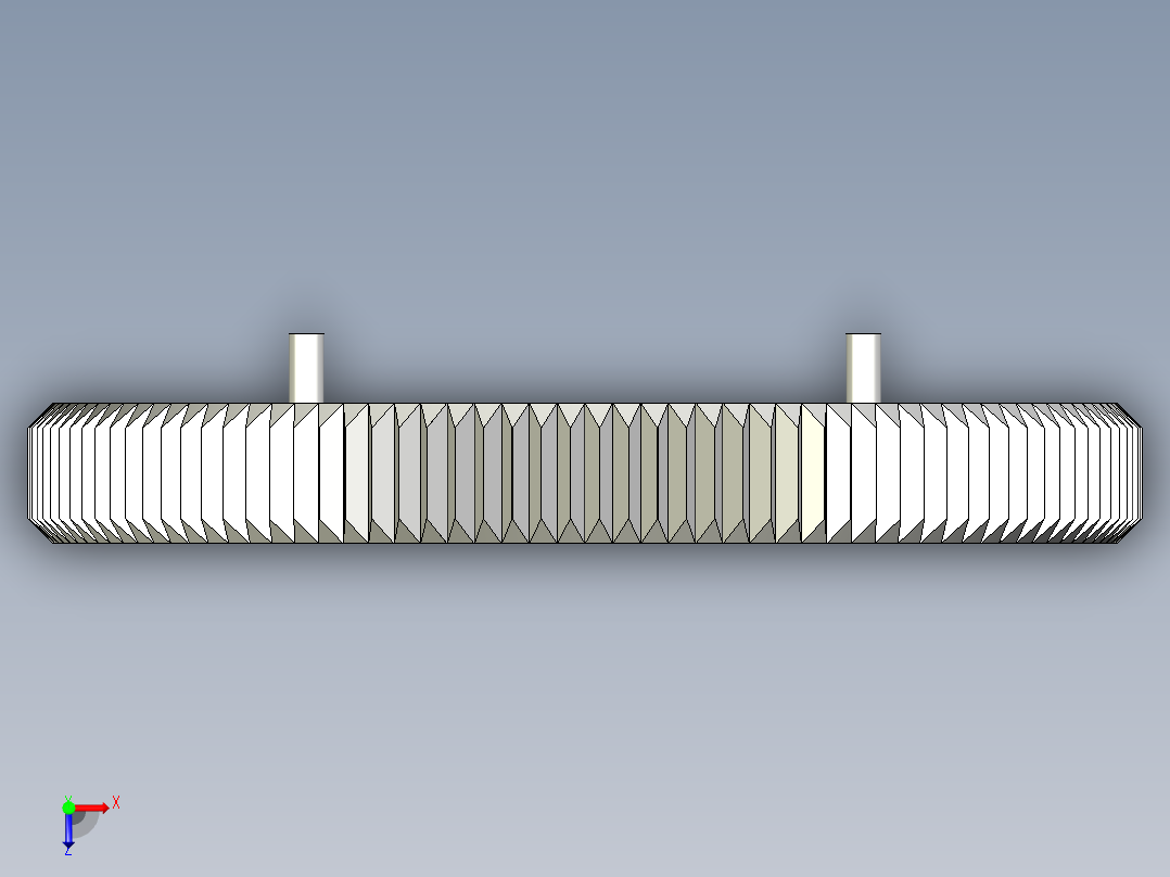 專用扳手2212-3D多系列多零件图纸模型俯视图