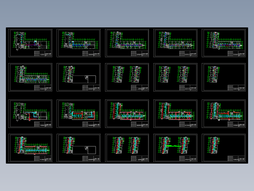 某宾馆空调平面图