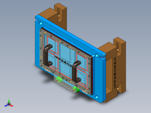 HP笔记本CNC工装夹具三维模型高光样品治具-191224