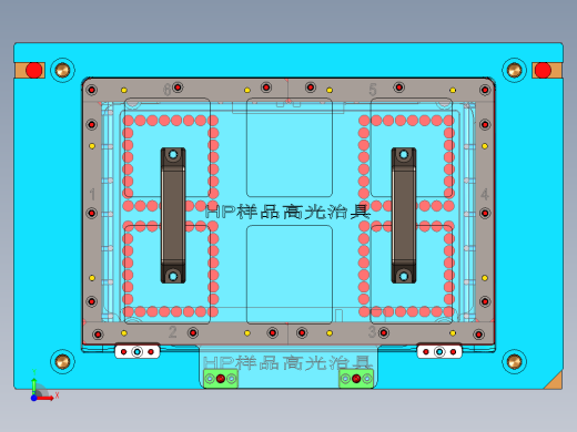 HP笔记本CNC工装夹具三维模型高光样品治具-191224前视缩略图