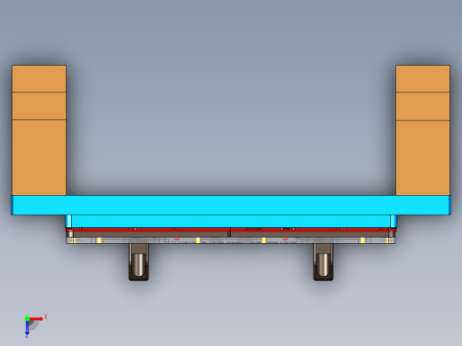 HP笔记本CNC工装夹具三维模型高光样品治具-191224俯视缩略图