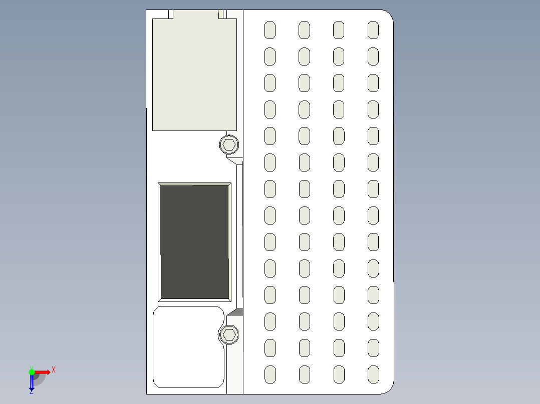 A0002503-卡德计算机 ADV 参考模型俯视图