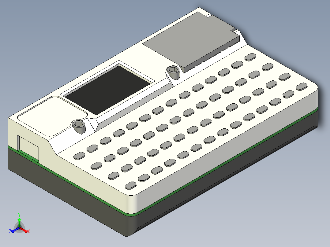 A0002503-卡德计算机 ADV 参考模型正等轴测图