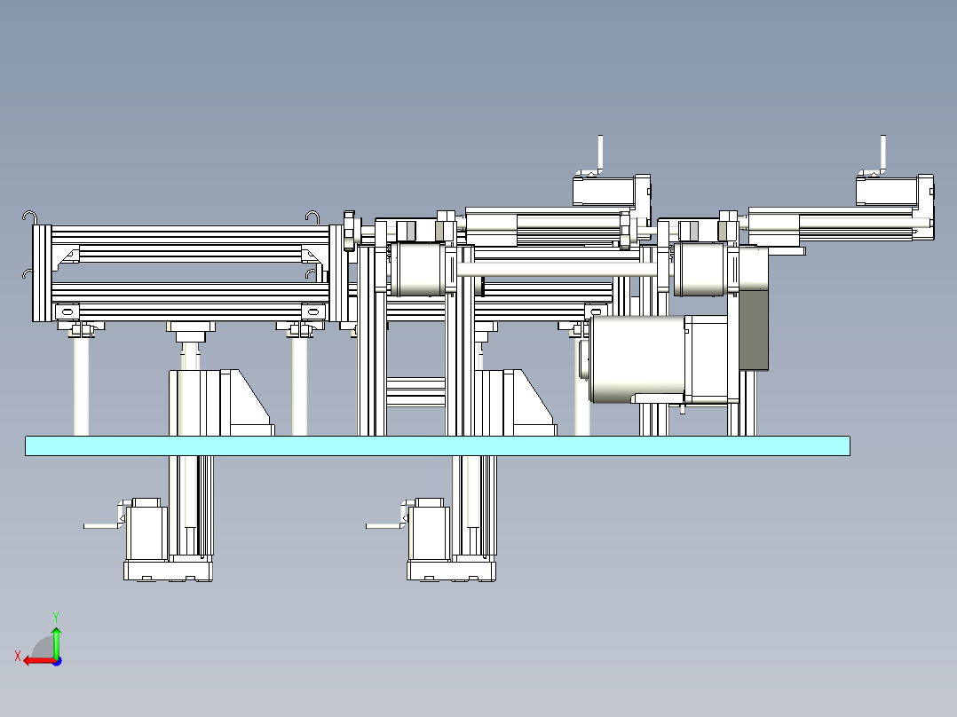 料盘搬运线设计后视图