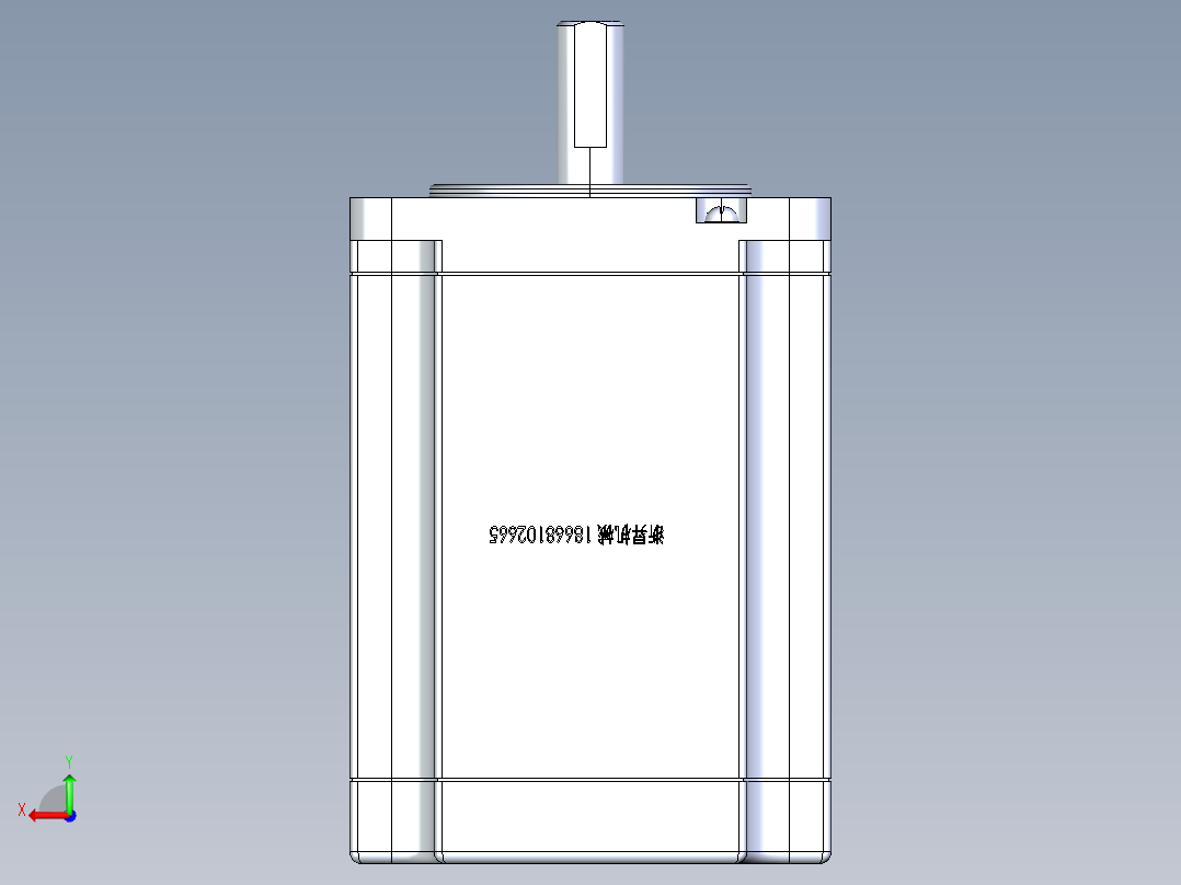 57系列三相混合式步进电机[573S15]后视图