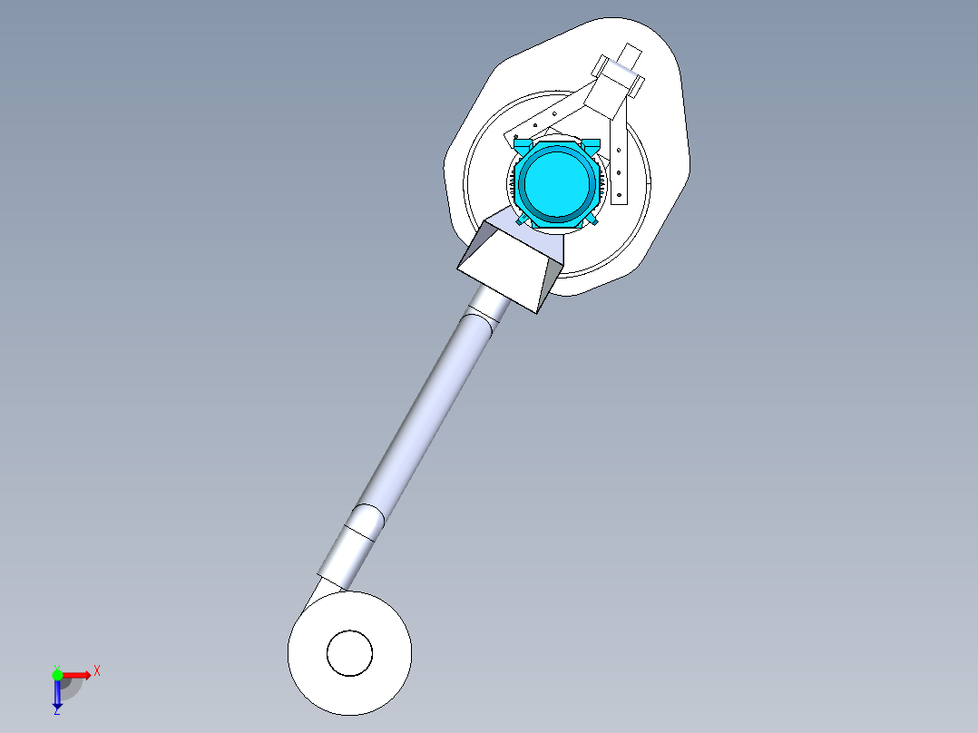 B3003339-双电机小麦磨粉机俯视图