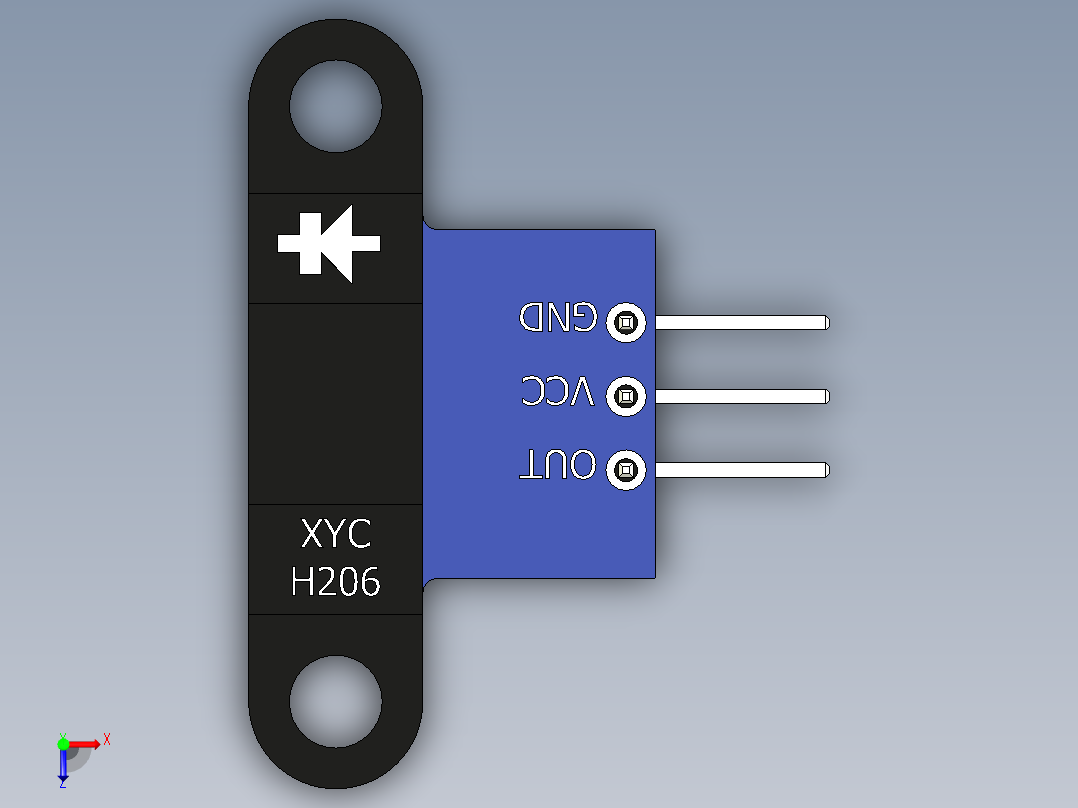 编码器TH106俯视图