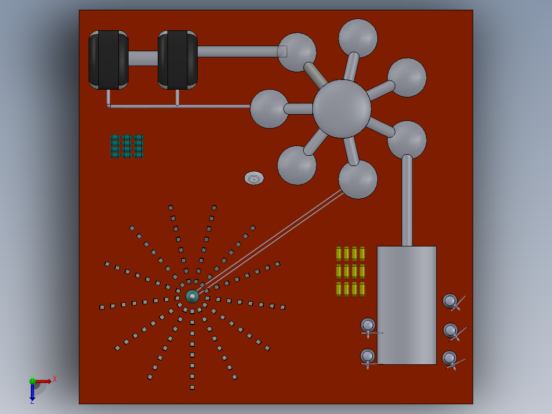 分布式储能俯视图